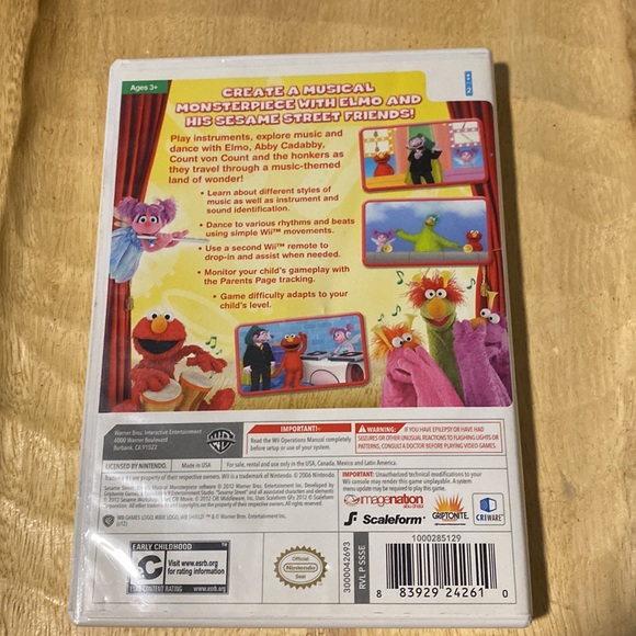 Sesame Street Elmos musical wii game - Picture 4 of 4
